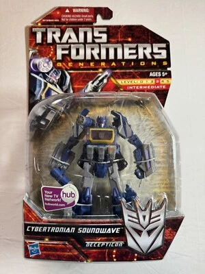 Transformers Generations Deluxe Class Cybertronian Soundwave Figure NEW 2010 - Image 1 of 2