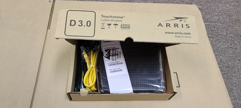 Arris CM820A DOCSIS 3.0 Cable Modem CM820A/SL BRAND NEW - Image 1 of 1