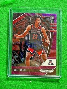 ZEKE NNAJI PRIZM PURPLE ROOKIE CARD JERSEY #22 ARIZONA RC NUGGETS SP 2020 PANINI