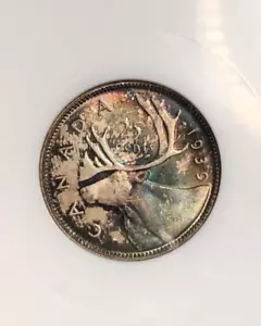 1939 Canada 25 Cents NGC MS66 - Top Pop! - Picture 1 of 6