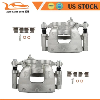 Par de pinzas de freno delanteras con soporte para Ford Transit-150 250 350 2015-2019 Foto 1 de 4