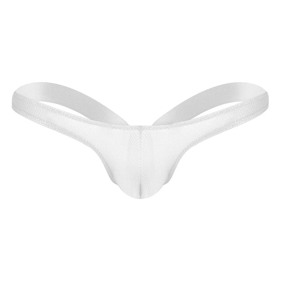 Sexy Herren Transparent Low Rise Bikini Slips Jockstrap String Tanga Unterwäsche - Bild 1 von 1