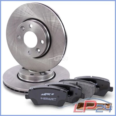 2x DISQUE+4x PLAQUETTE DE FREIN AVANT VENTILÉ Ø260 POUR RENAULT CLIO GRANDTOUR - Photo 1/4