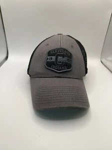 Gorra de béisbol Cleveland Indians 1901 gris negro favorito de los fanáticos - Imagen 1 de 9