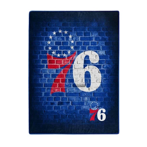 Philadelphia 76ers Plush Blanket 60 x 80 Cover