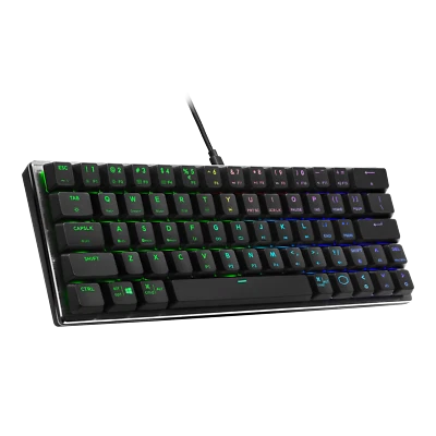 Cooler Master SK620 Black Keyboard RGB LED Low Profile Mechanical Switch Brown - Image 1 of 4