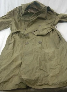 Vietnam US Man's Lightweight Raincoat Short 36 Taupe 179 8805-C-61 #H1404 - Picture 1 of 7