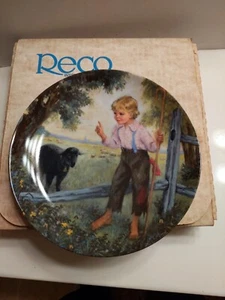 "Baa, Baa, Black Sheep" Reco Knowles Collector Plate 1988 NEW w/ COA - Picture 1 of 4