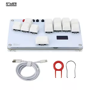 Game Arcade Controller Fight Stick WASD Layout mit Kabel Graywood V3 Switches - Bild 1 von 7