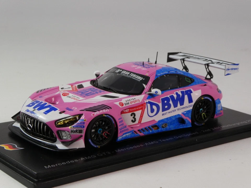 Spark Mercedes AMG GT3 BWT #3 Team GetSpeed 24H Nurburgring 2022 1/43 SG840 Foto 1 de 3