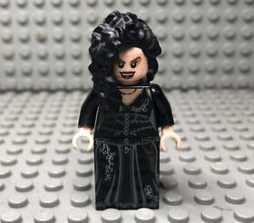 LEGO Bellatrix Lestrange Minifigure Printed Black Dress Harry Potter hp092 4840