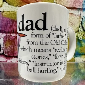 Beard & McKie dad Definition Coffee Mug Cup Father's Day Gift Pops Vintage 1988 - Picture 1 of 24