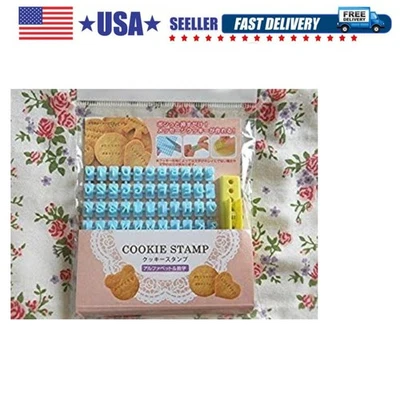 Sello de impresión de sello de pastel/galleta fondant galleta y galleta de fondant de alfabeto, número, letra C... Foto 1 de 2