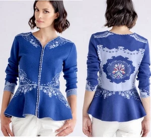 IVKO Bestickte Jacke 81512 (Marine) Damen EU 40 / US 10 - Bild 1 von 9