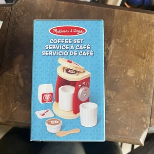 Melissa & Doug Set di caffettiere in legno 8 pezzi per preparare e servire - Cucina gioco - Foto 1 di 5