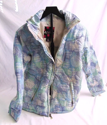 Jaqueta juvenil Turbine Boardwear com capuz impermeável esqui/snowboard tamanho XL - Imagem 1 de 3