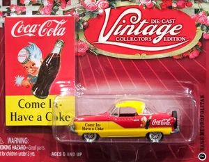 Johnny Lightning Nash Metropolitan Metro Coca Cola Vintage Collectors Car Yellow - Picture 1 of 2