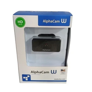 DATA LOCKER AlphaCam-W USB 2.0 Black. Z10 HD Wide FaceTime Skype TAA Compliant  - Afbeelding 1 van 6