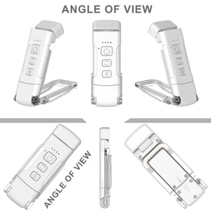 (White)Reading Lights For Books In Bed Portable Clip-on LED USB Rechargeable DY9 - Zdjęcie 1 z 12