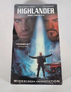 Highlander VHS Movie New Sealed Christopher Lambert Roxanne Hart Director's Cut - Picture 1 of 4
