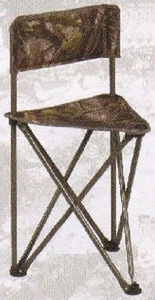 Hunters Specialties 07286 Camo Tripod Chair W/ Back 19" Seat Hgh 30" OA HGH - Picture 1 of 3