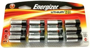 12 NEW Energizer CR123A Lithium 3V Battery for EL123 SF123 DL123 FRESH 12/2030 - Picture 1 of 2