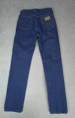 Pantalones de mezclilla rectos azules 33x36 Wrangler 31MWZ para hombre Western Actual 32x36 Foto 1 de 4
