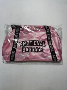 A$$holes Live Forever ALF Pink Camo Printed Strap Mini Baggage Duffle Bag New - Picture 1 of 2