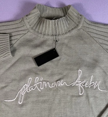 Suéter Platino Fubu Para Hombre 3XL Tejido De Colección Nuevo Con Etiquetas Tostado Foto 1 de 4