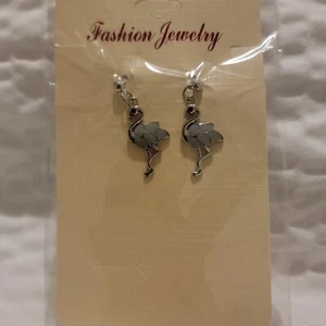Set Orecchini Moda Gioielli Donna Argento Grigio Struzzi - Foto 1 di 5