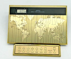 Sveglia Sunbeam World Time modello 887-66-C digitale a batteria vintage - Foto 1 di 12