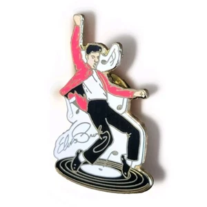 Vintage ELVIS PRESLEY Sammlerstück Emaille Tack PIN BUCKLES OF AMERICA Neu - Bild 1 von 5