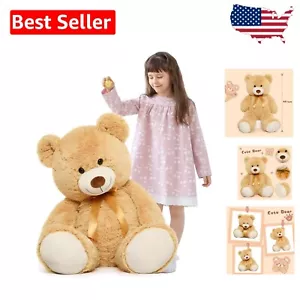Soft 40-Inch Stuffed Animal Teddy Bear - Adorable Gift for Babies and Kids - Picture 1 of 8