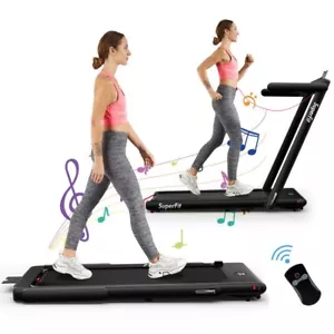 2.25HP 2 in 1 Folding Electric Under Desk Treadmill Running Machine With Remote - Picture 1 of 18