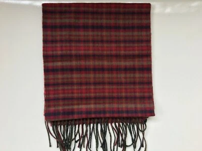 Christian Dior Monsieur Scarf Cashmaire red plaid - Fringe - Image 1 of 4