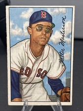 Walt Masterson 1952 Bowman #205 - Boston Red Sox Baseball Card