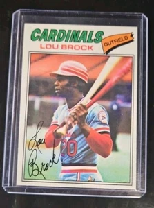 1977 Topps Lou Brock - Picture 1 of 2