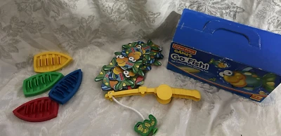 VINTAGE Fisher Price Games Go Fish  2000 Matching Game Kids Preschool - Image 1 of 4