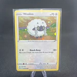 Pokemon: SWSH FUSION STRIKE WOOLOO 222/264 COMMON HOLO - Bild 1 von 2