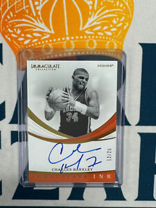 2019-20 Immaculate Collegiate CHARLES BARKLEY Immaculate Ink Auto #'d 25 MS