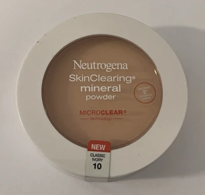 Neutrogena SkinClearing Mineral Powder MicroClear Technology, 10 Classic Ivory - Image 1 of 2