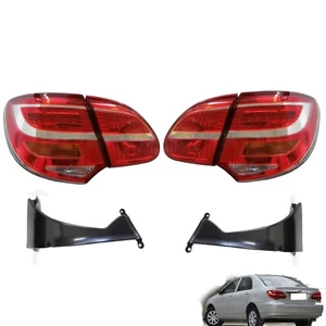 Led Tail Lights Lamp Red / Clear + Cover bases For Toyota Corolla ZRE120 03-08 - Imagen 1 de 9