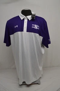 NEW UNDER ARMOUR Northwestern Wildcats 2020 RIVAL PLAYOFF POLO Size 2XL - Picture 1 of 7