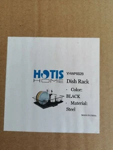 Hotis Home Steel Dish Rack Black - Picture 1 of 3