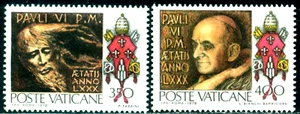 1978 Pope Paul VI/by Barriviera,Christ Resurrection/by Fazzini,Vatican,718,MNH - Picture 1 of 1