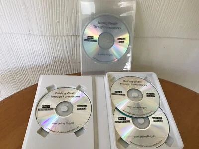 BUILDING WEALTH THROUGH FORECLOSURES SYSTEM BY JEFFREY RINGOLD - 4 COURSE CD'S! - Image 1 of 4
