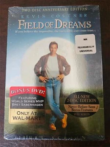 Field of Dreams Anniversary Edition DVD x2 NEW SEALED + 3rd DVD Walmart Exclusiv - Picture 1 of 3