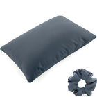 Beauty Pillow Cover Keeps Hair Tangle Free and Bonus Matched Scrunchie - Dark