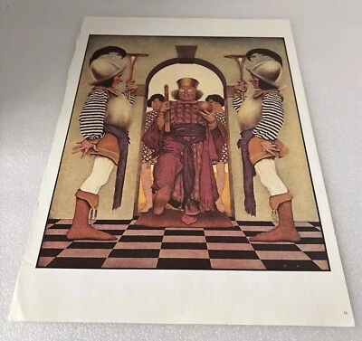 1925 Maxfield Parrish Unframed Illustration Knave Of Hearts - Image 1 of 4