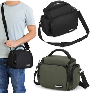 Digital Camera Shoulder Bag Waterproof Travel Lens Carry Case for DSLR SLR Canon - Picture 1 of 34